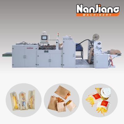 WFD-400A 80-330pcs/Min Food Paper Bag Making Machine 1000mm V Bottom